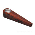 Free Shipping Pure Color Wood Color Wooden Smoking Pipe